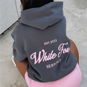 (XS/S) NWT White Fox Season 7 Oversized Hoodie Monument